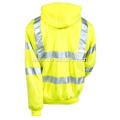 Men's High Visibility Yellow Hooded Sweatshirt